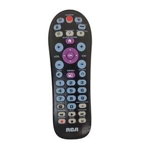RCA RCR414BHE 4-Device Streaming Universal Remote Control Manual & Codes WORKS